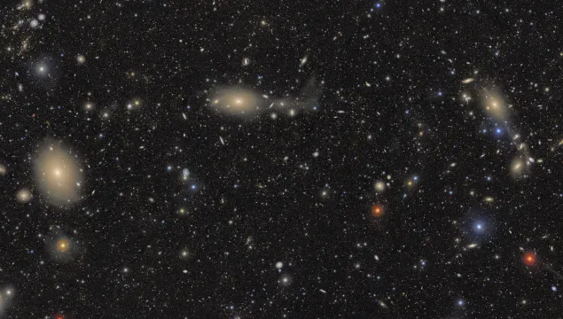 The cosmic treasure chest, depicting millions of stars and galaxies.