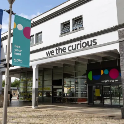 Anchor Square and main entrance to We The Curious. 2024. 