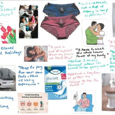 "I get a lot of support from my peers"